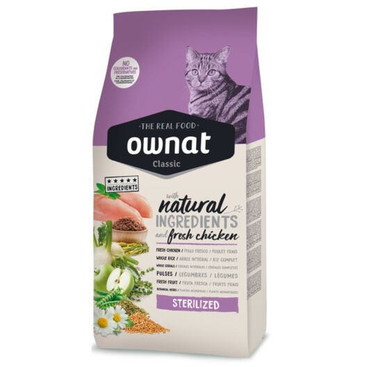 Ownat Classic Sterilized Pienso para gatos image number null